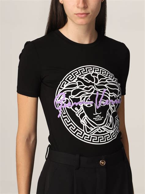 versace italy t shirt|Versace tee shirts women.